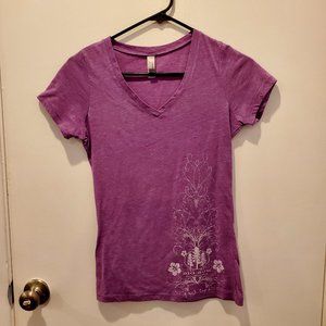 Light Purple T-Shirt with White Detail